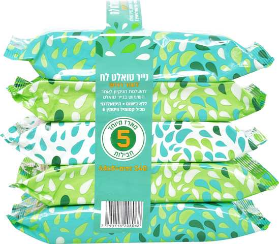 מגבוני נייר טואלט לח לעור רגיש