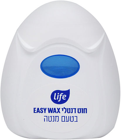 חוט דנטלי EAZY WAX עם שעווה בטעם מנטה