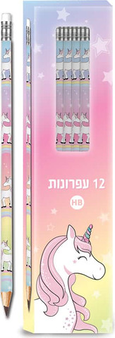 עפרונות (12) חד קרן