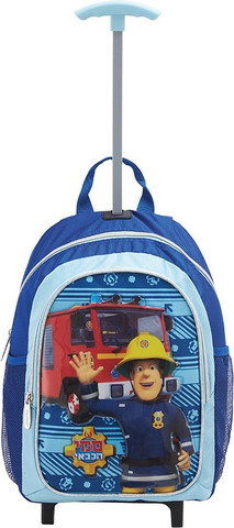 תיק גן טרולי / גב עם 2 מחזיקי בקבוקים בצדדים - סמי הכבאי וכבאית