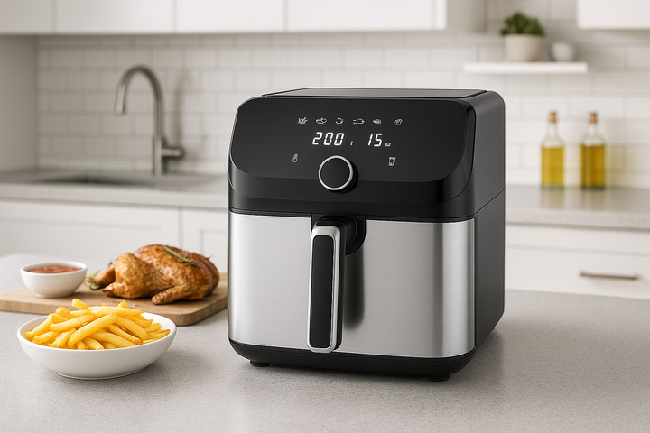 סיר טיגון חכם דיגיטלי ללא שמן 10 ליטר דגם AIR FRYER | AF-1010MD | LUXOR