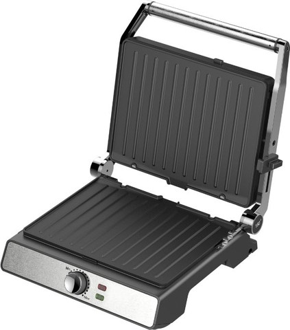 טוסטר לחיצה 4 פרוסות מקצועי נירוסטה LUXOR – 2000W