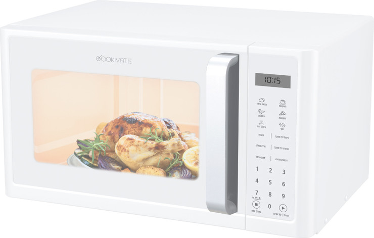 מיקרוגל דיגיטלי 23 ליטר משולב גריל לבן דגם MULTIWAVE-WHITE מבית COOKIVATE