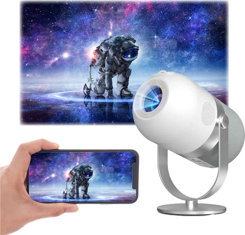 מקרן וידאו LUMENS 5000 עם טכנולוגיית שיקוף מסך WiFi דגם LUMINATOR ULTRA-50
