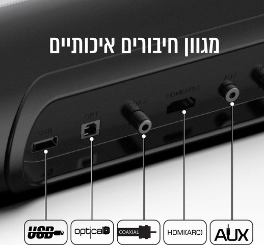 מקרן קול עם סאב וופר אלחוטי 330W דגם ASB-050