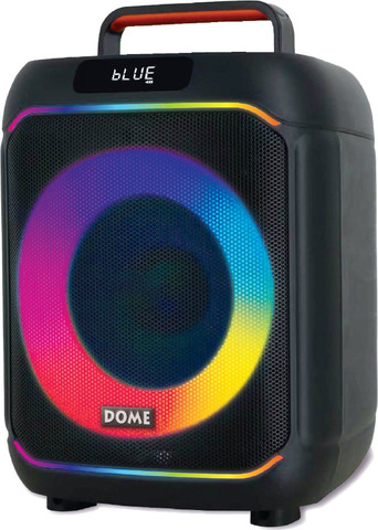 בידורית 1200W BOOMIX-8 וופר 8 עם 2 מיקרופונים אלחוטיים שחור דום DOME