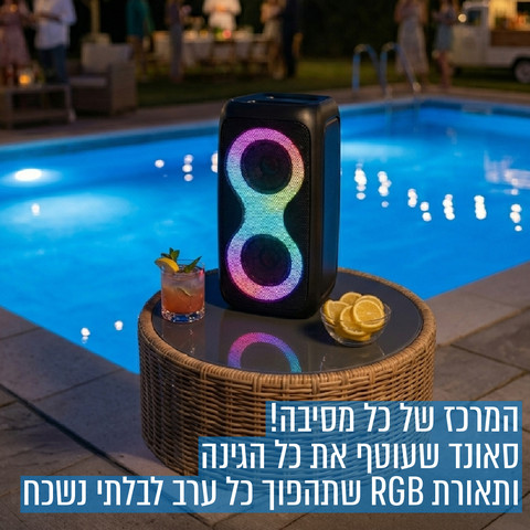 בידורית 40W עם מיקרופון חוטי דגם DANCER X6