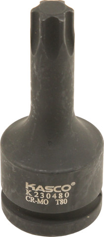בוקסה TORX שחורה הינע 3/4 מידה 80 - KASCO