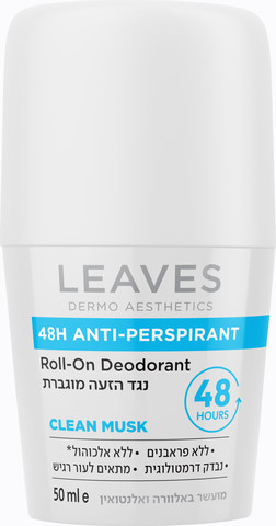 דאודורנט רול און 48 שעות CLEAN MUSK