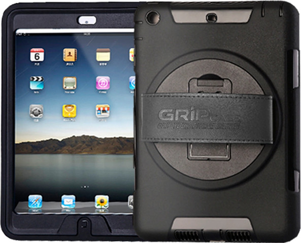 מגן GripCase Sheld בצבע שחור לטאבלט Samsung Tab S6 Lite P610/P613 בגודל 9.7"