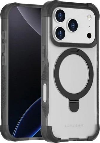 כיסוי Grip Case Legend תומך MagSafe ל- Apple iPhone 17 Pro בצבע עשן