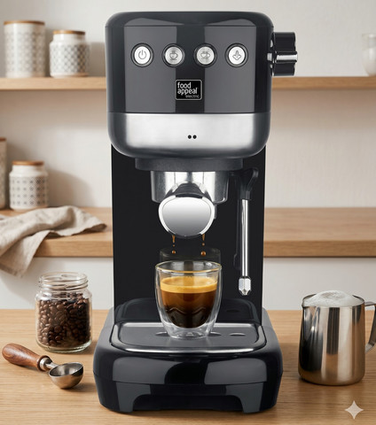 מכונת קפה אספרסו 2 ב-1 קפה טחון / קפסולות Nespresso מבית Food appeal