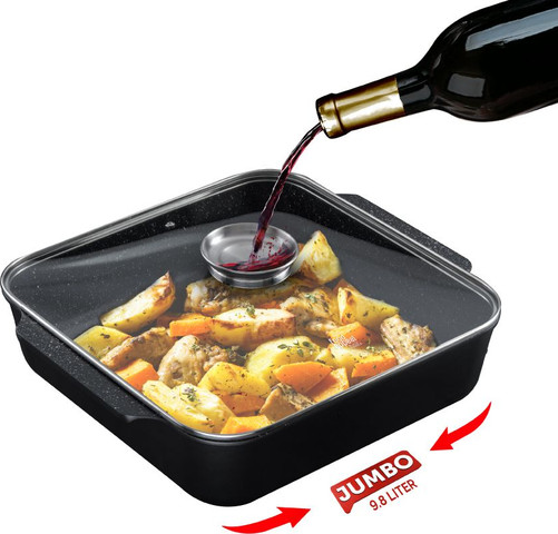 רוסטר JUMBO עם מכסה ארומטי