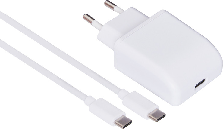 מטען אוניברסלי PD 20W לבית + כבל TypeC ל TypeC