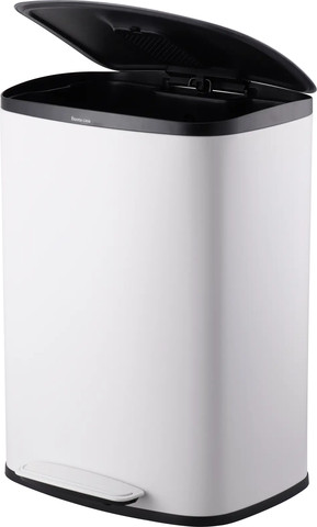 פח דוושה APOLLO 50L - לבן