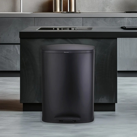 פח דוושה APOLLO 50L - לבן
