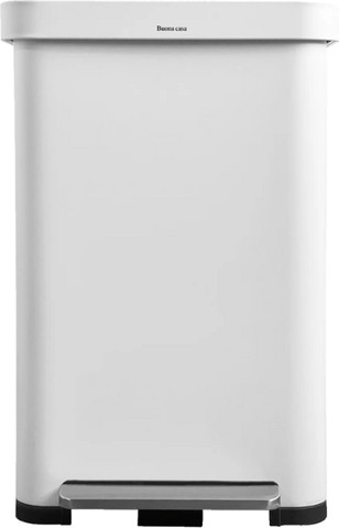 פח דוושה לבן PALERMO 70L