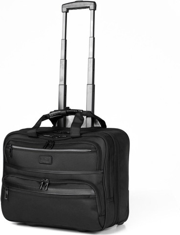 מזוודת טרולי עסקים 2 גלגלים עם תא לללפטופ LAPTOP CASE  מבית המותג SLAZENGER סדרת OXFORD