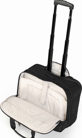 מזוודת טרולי עסקים 2 גלגלים עם תא לללפטופ LAPTOP CASE  מבית המותג SLAZENGER סדרת OXFORD