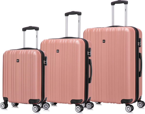 סט מזוודות קשיחות איכותיות בלוק מרהיב מבית GIPRO JAPAN דגם Miami 2.0 צבע ירוק