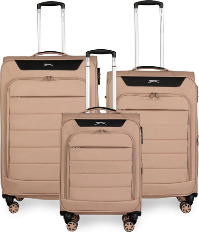 סט 3 מזוודות קלות משקל מבית מותג היוקרה Slazenger  דגם C-Lite צבע נייבי