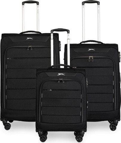 סט 3 מזוודות קלות משקל מבית מותג היוקרה Slazenger  דגם C-Lite צבע נייבי