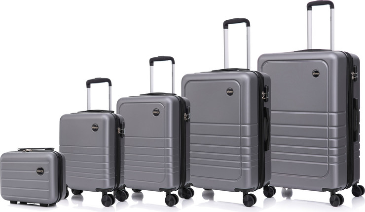 סט מזוודות קשיחות 5 חלקים דגם Horizon מבית המותג gipro Japan