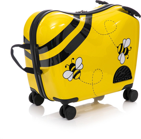 מזוודת ילדים צבעונית ומעוצבת מבית Marshmelo דגם Yellow Bee צהוב