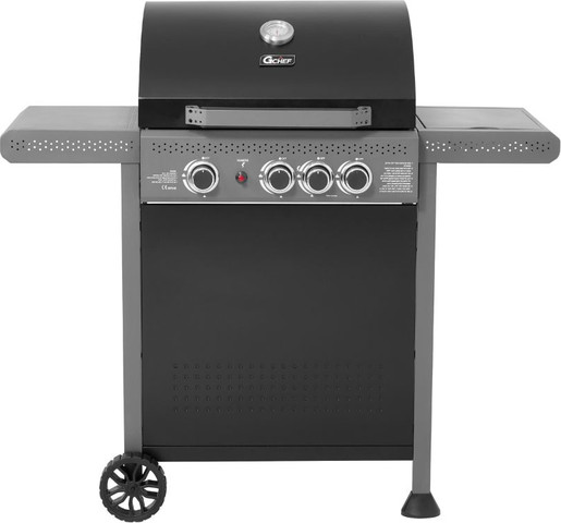 גריל גז 3 מבערים עם כירת צד דגם יופיטר G.Chef - g.chef
