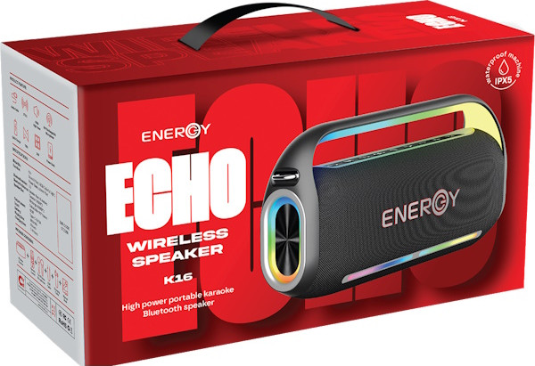 רמקול אלחוטי נייד 150W‏ Energy אנרג'י K16 אדום