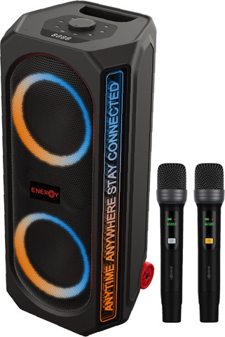בידורית אלחוטית ENERGY ECHO CX780 עם 2 מיקרופונים - צבע שחור