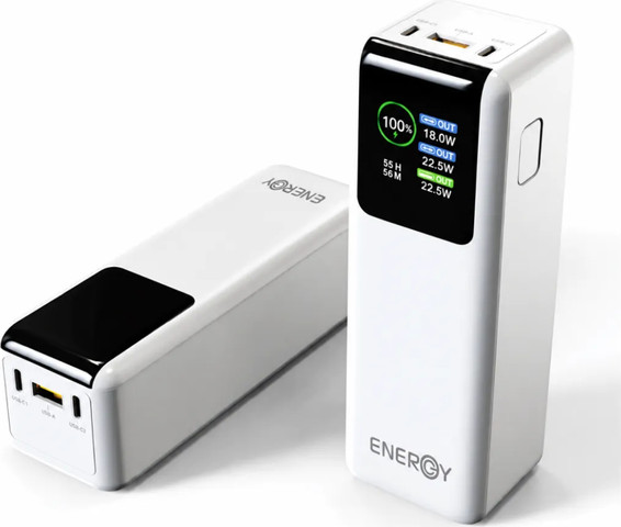 סוללת גיבוי Energy Boost EPD 27K 27000mAh, לבן