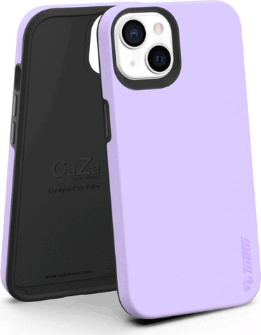כיסוי לאייפון 15 iphone שתי שכבות Toiko CaZa סגול לילך