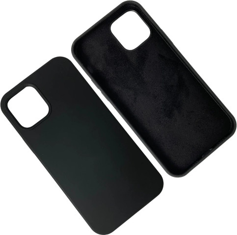 כיסוי לאייפון 15 סיליקון מגע קטיפה iPhone 15 Pro שחור
