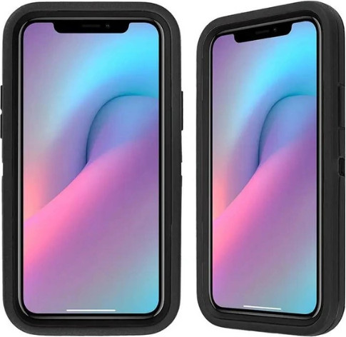 כיסוי לאייפון iPhone 15 Pro Max קשיח 3 שכבות עם קליפס לחגורה