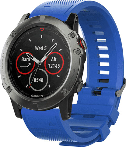 רצועת סיליקון איכותית QuickFit 26MM לשעוני גרמין #14 Navy Blue