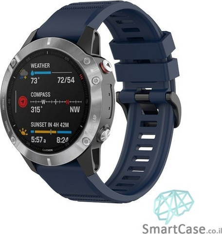 רצועת סיליקון 26mm QuickFit לשעוני גרמין פניקס כחול