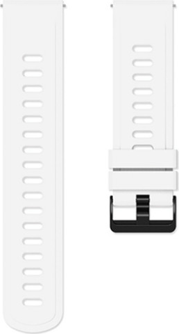 רצועת סיליקון Quick Release 20mm אבזם שחור צבע לבן
