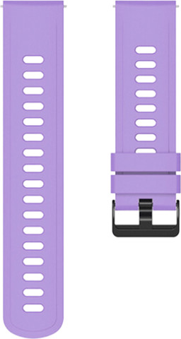 רצועת סיליקון Quick Release 22mm אבזם שחור צבע סגול