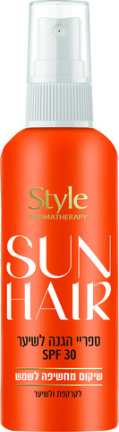 SUN HAIR ספריי הגנה לשיער מחשיפה לשמש SPF 30