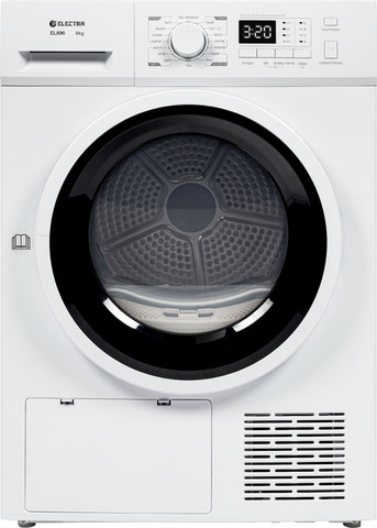 מייבש כביסה 8 ק"ג משאבת חום Heat Pump אלקטרה Electra EL896 – צבע לבן