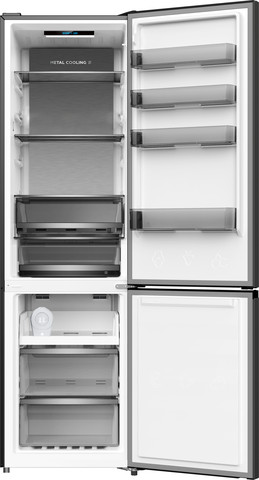 מקרר מקפיא תחתון קו אפס 405 ליטר אלקטרה Electra EL49DS Kitchen Fit Metal Cooling עם מדחס Inverter - גימור נירוסטה