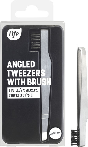 פינצטה אלכסונית בעלת מברשת