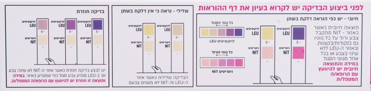 2 בדיקות ביתיות לזיהוי דלקת בשתן