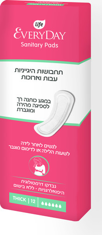 תחבושות היגיינה עבות וארוכות