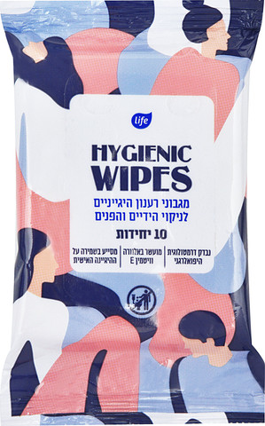מגבונים לניקוי הידיים והפנים דמויות