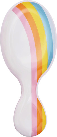 מברשת שיער מיני Wet brush לבן עם קרן צבעונית