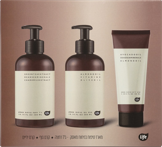 SILKY MUSK סט קרם ידיים + קרם גוף + ג'ל רחצה