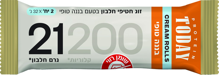 חטיף חלבון בטעם בננה טופי
