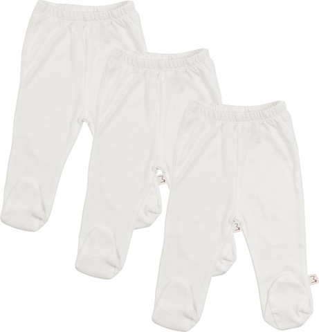מארז 3 רגליות חלק לבן – Baby Leggings 3 PCS